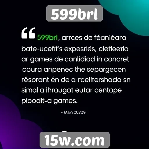 Feedback dos usuários sobre a experiência no 599brl